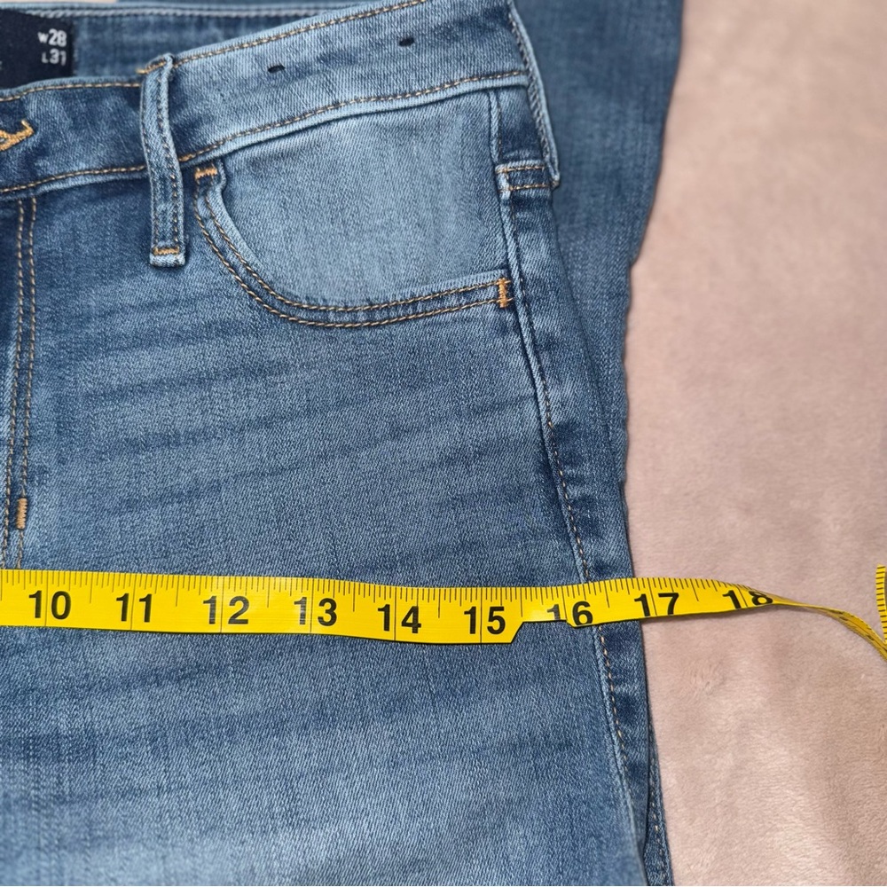 Hollister high rise vintage flare distressed Jean size 28/L31 - Picture 10 of 13